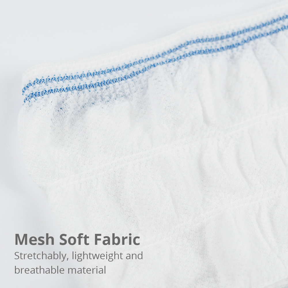 Mesh Soft Fabric detail on postpartum panties showcasing stretch and breathability